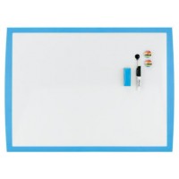 PIZARRA MAGNETICA 430X585MM MARCO AZUL NOBO 2104176 (Espera 4 dias) en Huesoi