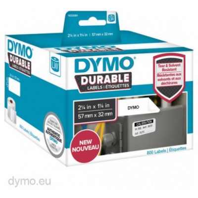 ROLLO 800 ETIQUETAS PLASTICAS LW DURABLE 57MM X 32MM DYMO 2112289 (Espera 4 dias) en Huesoi