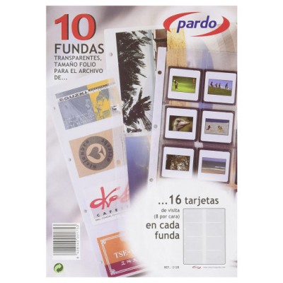 RECAMBIO DE 10 FUNDAS CON 16 TARJETAS POR FUNDA PARDO 212800 (Espera 4 dias) en Huesoi