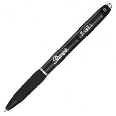 Sharpie S-Gel Bolígrafo de gel de punta retráctil Negro 12 pieza(s) (MIN12) (Espera 4 dias) en Huesoi