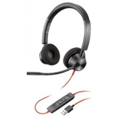 Auriculares estereo Poly Blackwire 3320 USB-C + en Huesoi