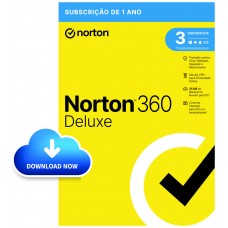 NORTON 360 DELUXE 25GB 1 USER 3 DEVICE 1YEAR PORTUGUES en Huesoi