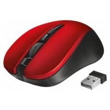 MOUSE TRUST WIRELESS MYDO SILENT RED ALCANCE 10M en Huesoi