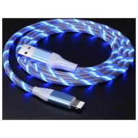 Cable USB Lightning LED Azul Biwond (Espera 2 dias) en Huesoi