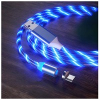 Cable Magnético USB 2.0 Micro USB LED Azul Biwond (Espera 2 dias) en Huesoi
