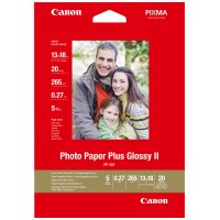 CANON papel PP-201 20h.13x18cm Photo Paper Plus Glossy II 265g. en Huesoi
