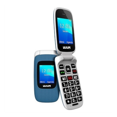 WUUM by SPC 2335A Movil B&aacute;sico 2.4" FM Azul en Huesoi