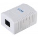 ROSETA DE SUPERFICIE CATEGORIA 6 1 HEMBRA RJ45 COLOR en Huesoi