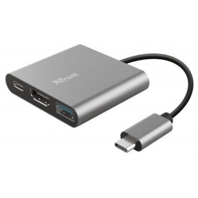 TRUST DALYX 3-IN-1 USB-C ADAPTER (Espera 4 dias) en Huesoi