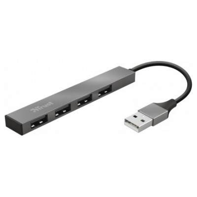 HUB USB 2.0 TRUST HALYX ALUMINIUM A 4xUSB-A 2.0 en Huesoi