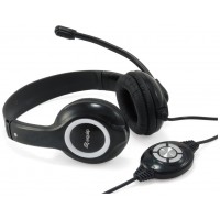 HEADSET USB  EQUIP LIFE MICROFONO FLEXIBLE CONTROL en Huesoi