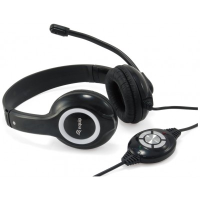 HEADSET USB EQUIP LIFE MICROFONO FLEXIBLE CONTROL en Huesoi