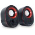 ALTAVOCES 2.0 EQUIP LIFE 6W RMS COLOR NEGRO Y ROJO en Huesoi