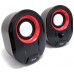 ALTAVOCES 2.0 EQUIP LIFE 6W RMS COLOR NEGRO Y ROJO en Huesoi