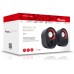 ALTAVOCES 2.0 EQUIP LIFE 6W RMS COLOR NEGRO Y ROJO en Huesoi