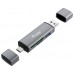 CARD READER EXTERNO EQUIP USB 3.0 DOBLE CONEXION USB & en Huesoi