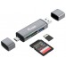 CARD READER EXTERNO EQUIP USB 3.0 DOBLE CONEXION USB & en Huesoi