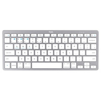 TECLADO TRUST BASICS BLUETOOTH ULTRAFINO PARA PC, en Huesoi