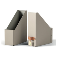 PACK 2 REVISTEROS DE CART&Oacute;N COLOR BEIGE LEITZ 24710012 (Espera 4 dias) en Huesoi