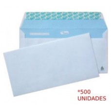 CAJA 500 SOBRES AMERICANO (115X225) OFFSET BLANCO 90 GRS. OPENSAM AUTOADHESIVO CON TIRA DE SILICONA SAM 247684 (Espera 4 dias) en Huesoi