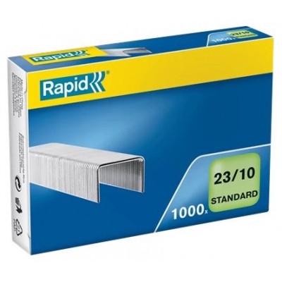 CAJA DE 1000 GRAPAS TIPO 23/10 GALVANIZADAS PARA GRAPADORAS DE GRUESOS RAPID 24869300 (Espera 4 dias) en Huesoi