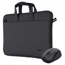 PACK MALETIN Y MOUSE TRUST BOLOGNA 24988 NEGRO en Huesoi