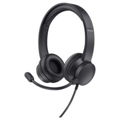 AURICULARES TRUSTR AYDA USB BK en Huesoi