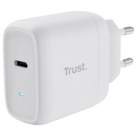 CARGADOR PARED/VIAJE USB-C 45W MAXO BLANCO TRUST (Espera 4 dias) en Huesoi