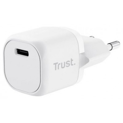 CARGADOR DE PARED TRUST 25205 USB-C 20W COMPATIBLE PD en Huesoi