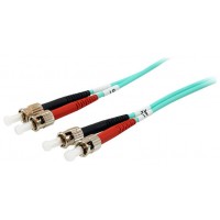 CABLE FIBRA OPTICA MULTIMODO ST/ST OM3 50/125 LSOH 2M en Huesoi