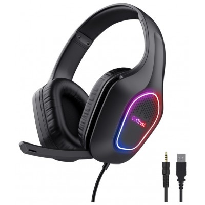 AURICULARES TRUSTR GXT 416 ZIROX BK en Huesoi