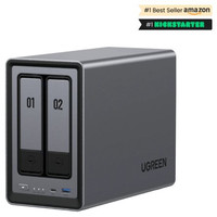 Ugreen NASync DXP2800 NAS System 2-Bay Compacto Intel&reg; N N100 8 GB DDR5 0 TB UGOS Pro Negro (Espera 4 dias) en Huesoi
