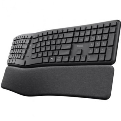 TECLADO TRUST KEYRA ERGO MULTI BK en Huesoi TECLADO TRUST KEYRA ERGO MULTI BK en Huesoi