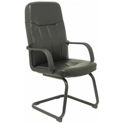 PIQUERAS Y CRESPO FOROL Sillon Villa confidente patin similpiel negro en Huesoi