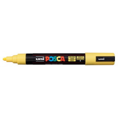 MARCADOR PC-5M POSCA 1.8-2.5MM AMARILLO UNI-BALL 286526000 (MIN6) (Espera 4 dias) en Huesoi