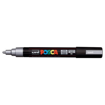 MARCADOR PC-5M POSCA 1.8-2.5MM PLATA UNI-BALL 286674000 (MIN6) (Espera 4 dias) en Huesoi