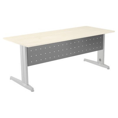 FALDÓN METÁLICO GRIS PARA MESA DE OFICINA SERIE METAL MEDIDA 160 CM. ROCADA 2936 (Espera 4 dias) en Huesoi