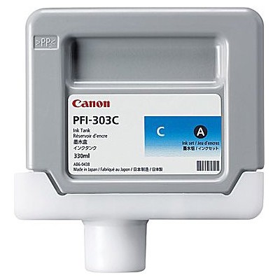 Canon IPF-810/820 Cartucho Cian, PFI303C 330ML en Huesoi