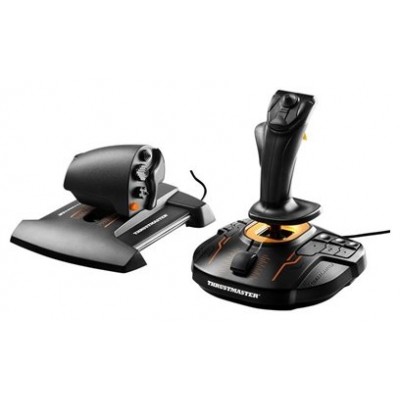 Thrustmaster T-16000M FCS Hotas Negro, Naranja USB Palanca de mando Analógico/Digital MAC, PC (Espera 4 dias) en Huesoi