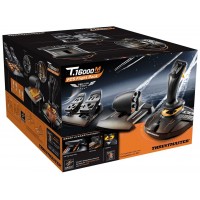 Thrustmaster T.16000M FCS Flight Pack Palanca de mando Mac,PC Analógico/Digital USB Negro (Espera 4 dias) en Huesoi