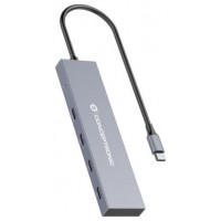 CONCEPTRONIC HUB USB 3.2  HUBBIES14G 4 PUERTOS USB-C 100W PD CARCASA DE ALUMINIO en Huesoi