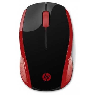 HP Raton 200 Rojo inalambrico en Huesoi