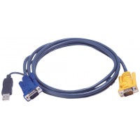 Aten 2L5202UP cable para video, teclado y ratón (kvm) Negro 1,8 m (Espera 4 dias) en Huesoi