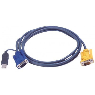 Aten 2L5202UP cable para video, teclado y ratón (kvm) Negro 1,8 m (Espera 4 dias) en Huesoi