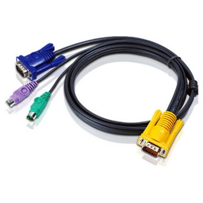 Aten 2L-5210P cable para video, teclado y ratón (kvm) Negro 10 m (Espera 4 dias) en Huesoi