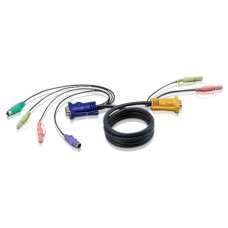 Aten Cable KVM PS/2 con audio y SPHD 3 en 1 de 1,8 m (Espera 4 dias) en Huesoi