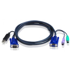 Aten 2L5503UP cable para video, teclado y ratón (kvm) Negro 3 m (Espera 4 dias) en Huesoi
