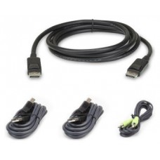 Aten 2L-7D02UDPX4 cable para video, teclado y ratón (kvm) 1,8 m Negro (Espera 4 dias) en Huesoi