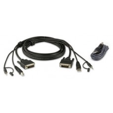 Aten 2L-7D02UDX2 cable para video, teclado y ratón (kvm) 1,8 m Negro (Espera 4 dias) en Huesoi