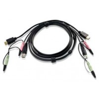 Aten 2L-7D02UH cable para video, teclado y ratón (kvm) 1,8 m Negro (Espera 4 dias) en Huesoi